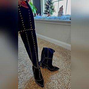 Womens thigh high sexy heels